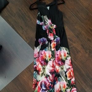 Black Floral Dress